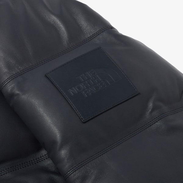 ノースフェイス ECO LEATHER NUPTSE 偽物 ダウンジャケット 送料・関税込