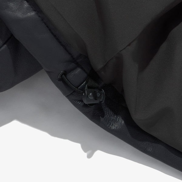 ノースフェイス ECO LEATHER NUPTSE 偽物 ダウンジャケット 送料・関税込