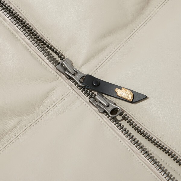 ノースフェイス ECO LEATHER NUPTSE 偽物 ダウンジャケット 送料・関税込