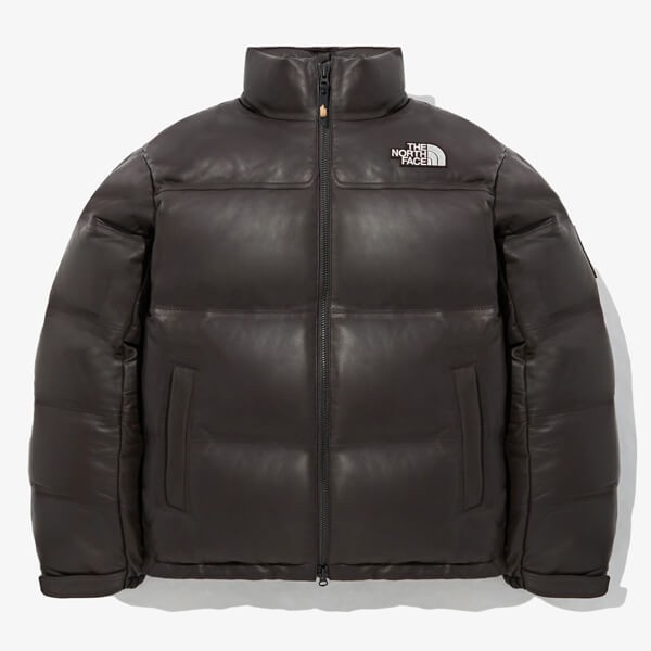 ノースフェイス ECO LEATHER NUPTSE 偽物 ダウンジャケット 送料・関税込