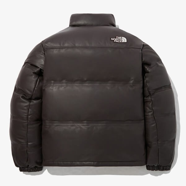 ノースフェイス ECO LEATHER NUPTSE 偽物 ダウンジャケット 送料・関税込