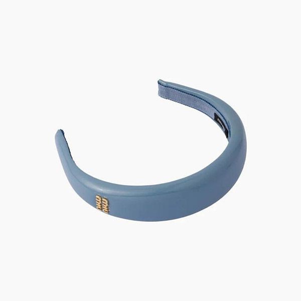 大人気定番☆ミュウミュウ レザー ヘッドバンド カチューシャ 偽物5IH025_069_F0E18
