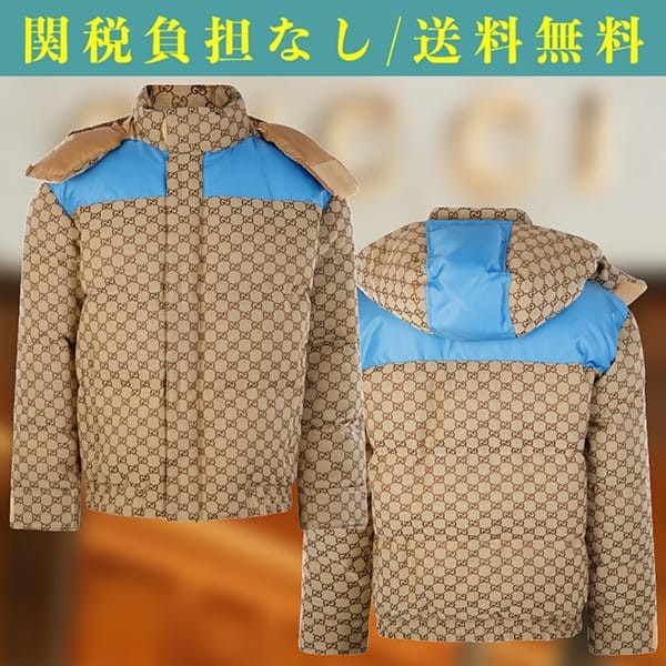 超人気グッチ GGコットンキャンバス パデッド ジャケット コピー 751395Z8BJ62190