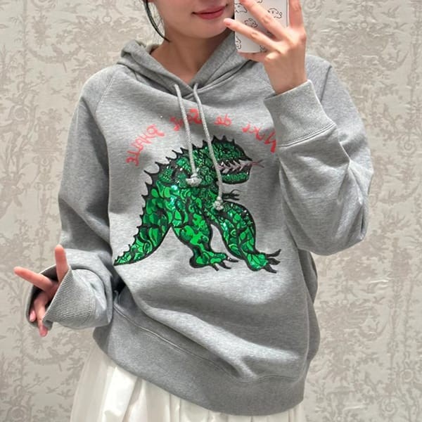 ディオール ドラゴン スウェット 刺繍入りパーカー コピー 413S03A4112_X8860
