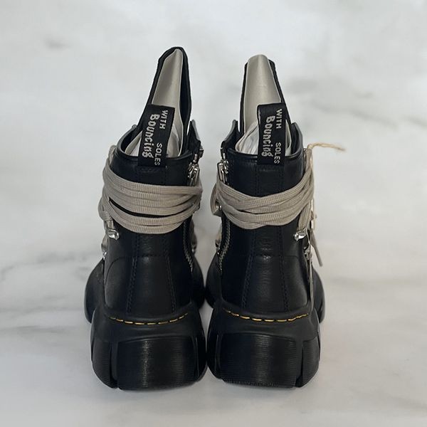 リックオウエンス ドクターマーチン 偽物 DR. MARTENS X リック オウエンス 1460 DMXL MEGA LEATHER BOOT