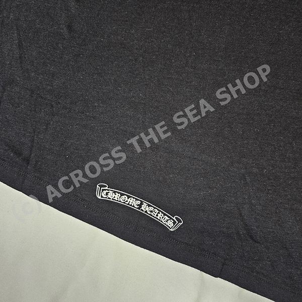超人気★クロムハーツ★スクロール 偽物HorseShoe Logo レディース Tシャツ03062