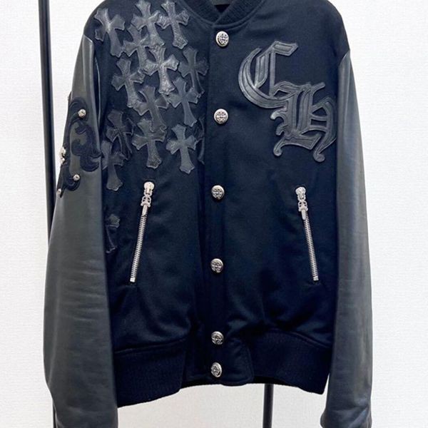 バイラ付録クロムハーツ レターマン ジャケット 偽物LETTERMAN JACKET 032118