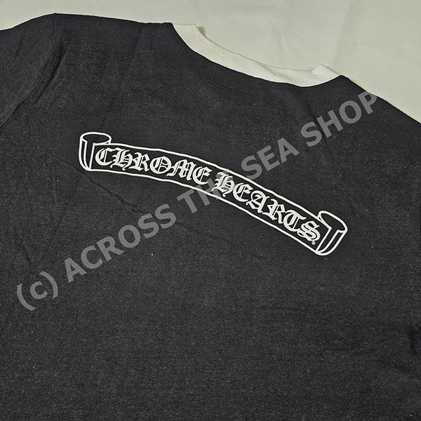 超人気★クロムハーツ★スクロール 偽物HorseShoe Logo レディース Tシャツ03062