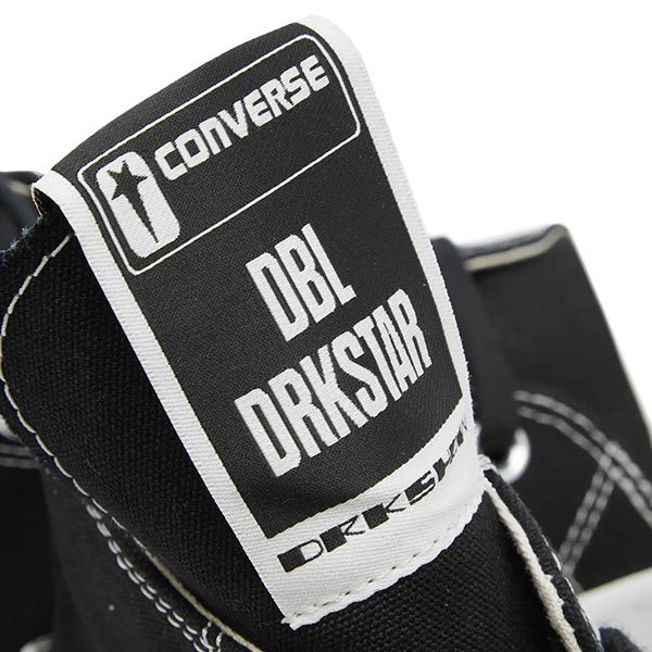 CT70 X DRKSHDW偽物（リック オウエンス）DBL DRKSTAR BLACK HI CUT A04954C