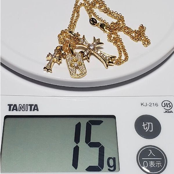 クロムハーツ 22K ネックレス n級品おすすめ フルセット ch03201