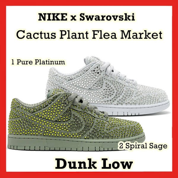 Nike Cactus Plant Flea Market Dunk Low Swarovski CZ2670