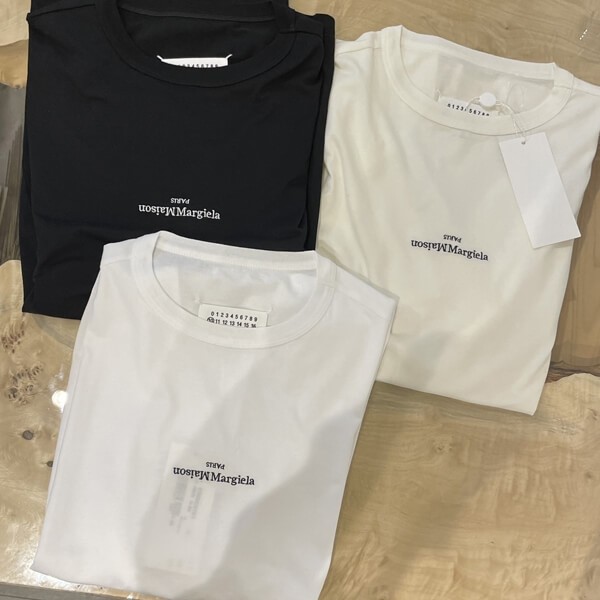 マルジェラ ディストーテッド ミニロゴ Tシャツ S30GC070