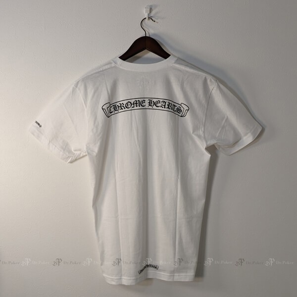 クロムハーツ スクロール ロゴ Tシャツ 偽物 半袖 Short Sleeve tee