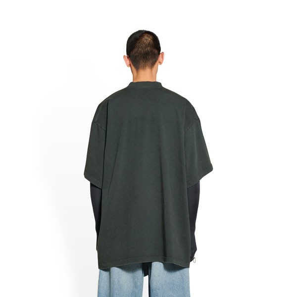 バレンシアガ アディダス tシャツ 偽物 激安 コラボ トレフォイル 723976TNVN