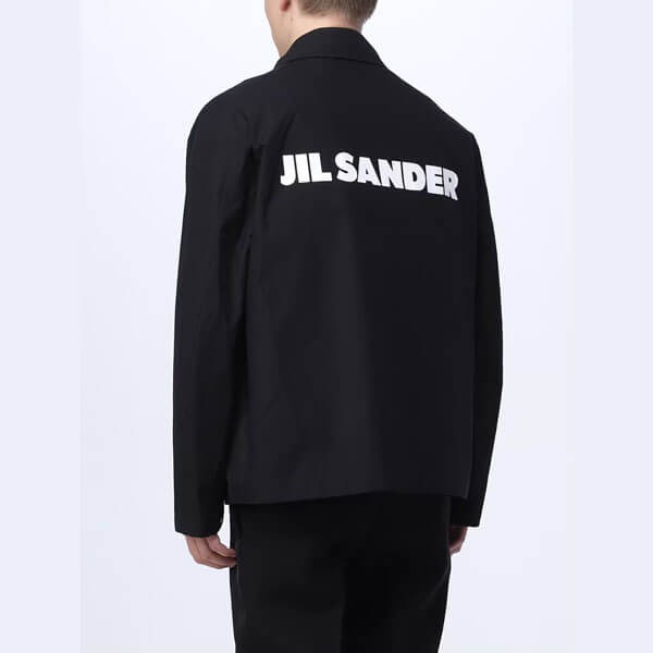 ジルサンダー ロゴ コットン シャツ ジャケット スーパーコピー J23BN0003