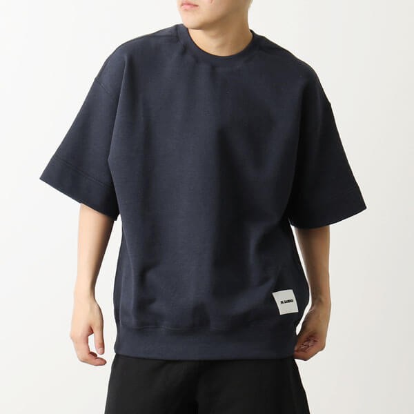 ジルサンダー トレーナー スウェットTシャツ 偽物 半袖 コットン ロゴ J40GC0105