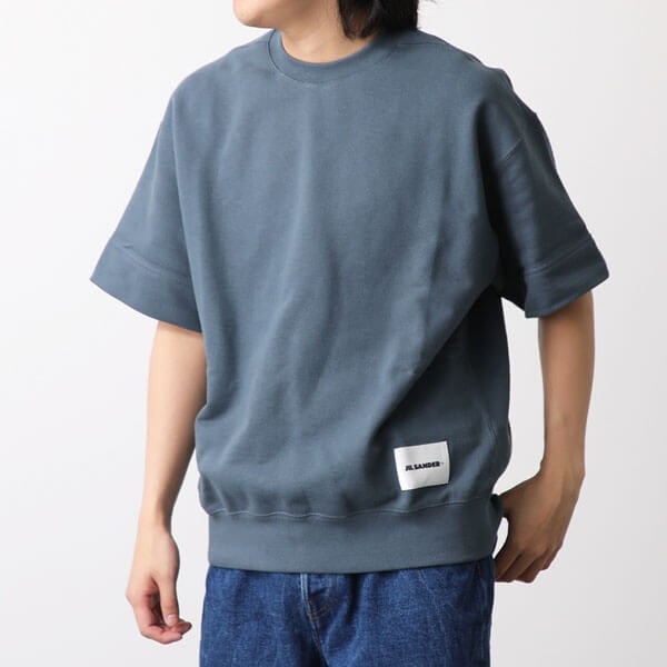 ジルサンダー トレーナー スウェットTシャツ 偽物 半袖 コットン ロゴ J40GC0105