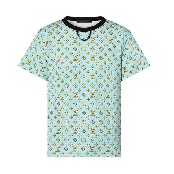ルイヴィトン パロディ モノグラム 3D Tシャツ 半袖 2色 1AFTBH