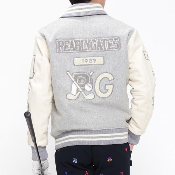 PEARLY GATES 偽物 スーパー140メルトンカレッジワッペン gat005