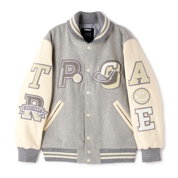 PEARLY GATES 偽物 スーパー140メルトンカレッジワッペン gat005