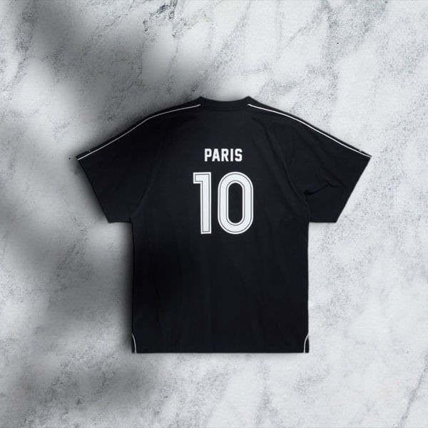 バレンシアガ tシャツ 激安 SOCCER T-SHIRT ユニフォームTシャツ 777705TPV