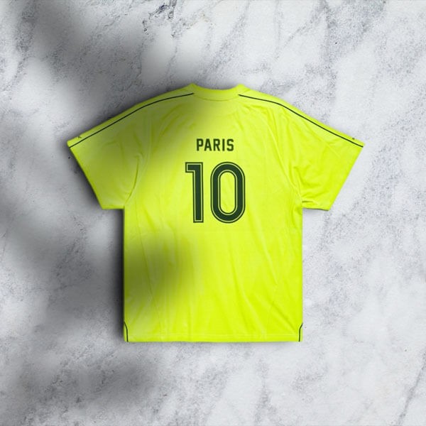 バレンシアガ tシャツ 激安 SOCCER T-SHIRT ユニフォームTシャツ 777705TPV