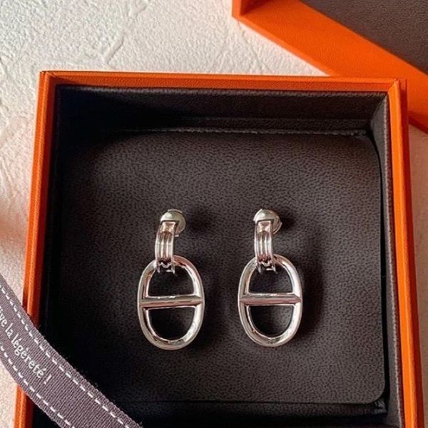 お早めに★エルメス シェーヌダンクル ピアス コピー シルバー H120501B 00