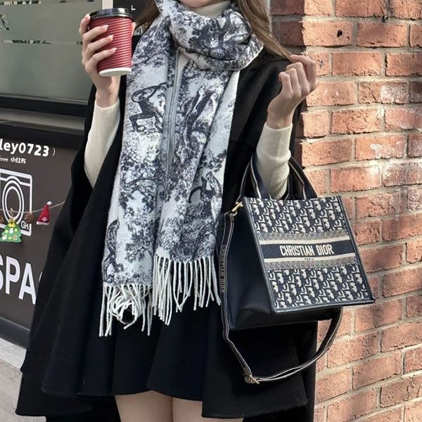 ディオール BOOK TOTE バッグ 偽物 スモール M1325CZBB_M928