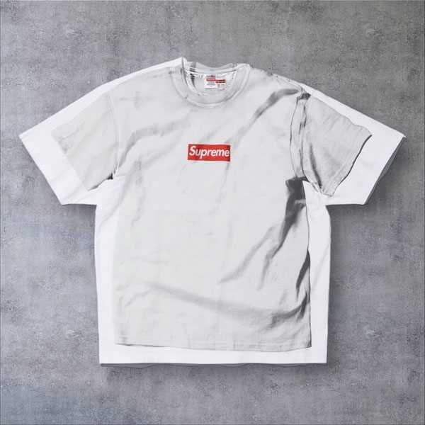 supreme mm6 偽物 Tシャツ スーパーコピー 話題のコラボ ボックスロゴ 半袖 Tシャツ