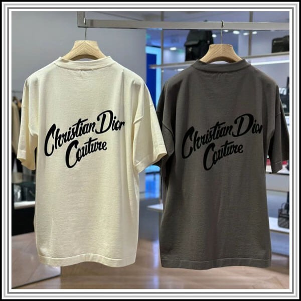 【未入荷色】24年夏★ディオールスーパーコピー ★シルク&コットン ジャージー Tシャツ 483M648AT823