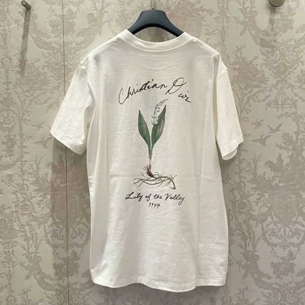 【24-25AW/コーデに合わせやすい♪】ディオール偽物 Handwritten Christian Dior Tシャツ 493J696A0817