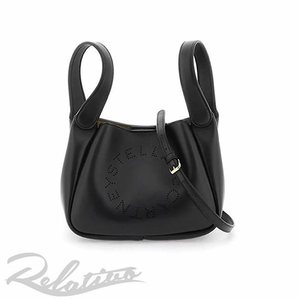 【ステラマッカートニー パチモン】ロゴ ダブルトップハンドル クロスボディ7B0081W8542