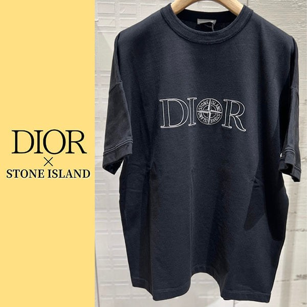 大人気コラボ DIOR StoneIsland Tシャツ 493J638B0554