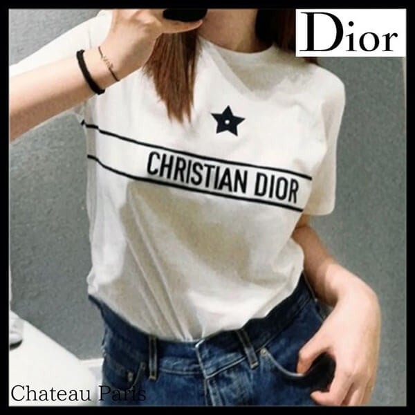 コーデ万能♪ DIOR Tシャツ 激安 323T06A4414_X0200