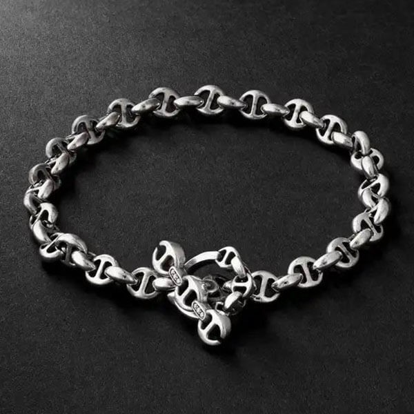 【ホーセンブース 偽物】☆お洒落ブレスレット☆5MM OPEN-LINK BRACELET