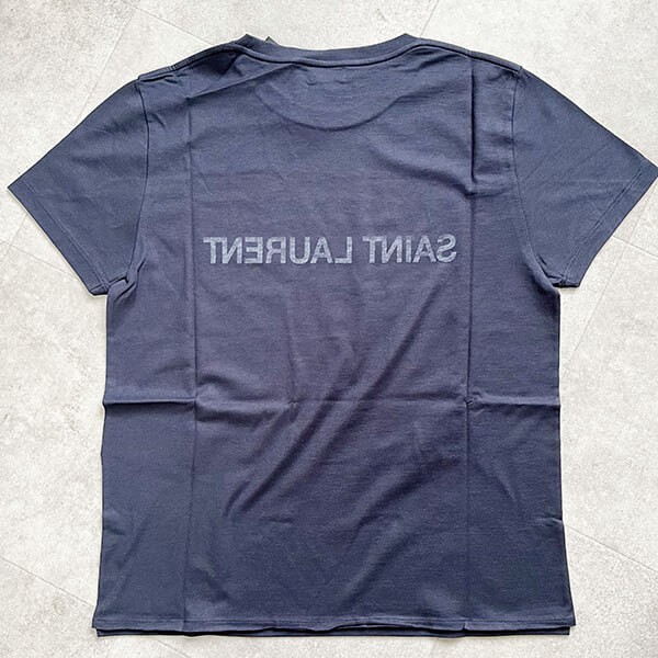 サンローラン Tシャツ 激安 偽物 リバースロゴ 663278Y37AW
