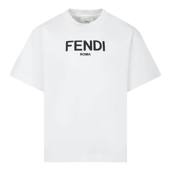 FENDI ROMA Tシャツ 偽物 ロゴ入り JUI1377AJF