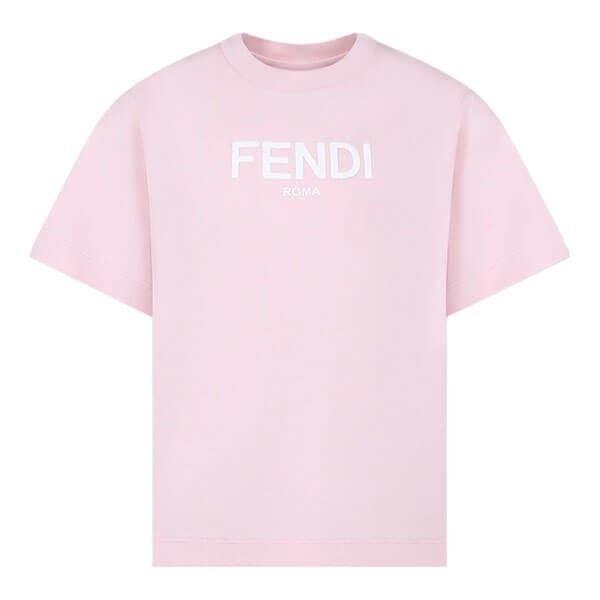 FENDI ROMA Tシャツ 偽物 ロゴ入り JUI1377AJF