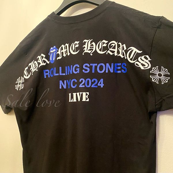 ＋クロームハーツ＋ローリングストーンズ NYC ポケットTシャツ 偽物ch2407023