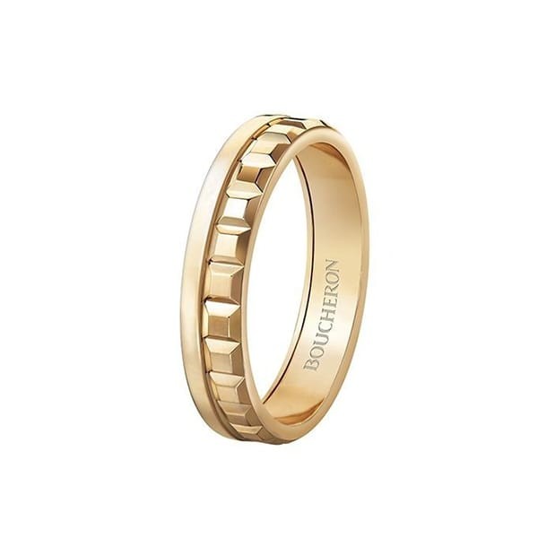 ブシュロン 偽物 QUATRE キャトル ラディアント リング ハーフ 18k 2色 JAL00251