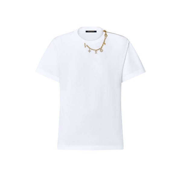 ルイヴィトン LVチャームTシャツ 新大久保 スーパーコピー 1AFZN7