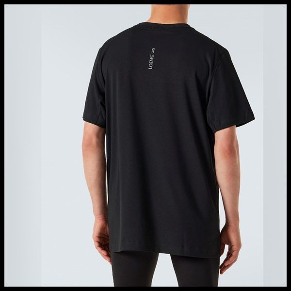 バイラ付録ロエベ on tシャツ 偽物 active ロゴ ジャージ tシャツ 半袖on0803