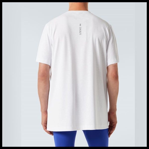 バイラ付録ロエベ on tシャツ 偽物 active ロゴ ジャージ tシャツ 半袖on0803