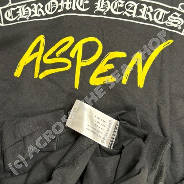 超入手困難+クロムハーツ コピー+ aspen限定★激レア★matty boy ロンＴ ch10227