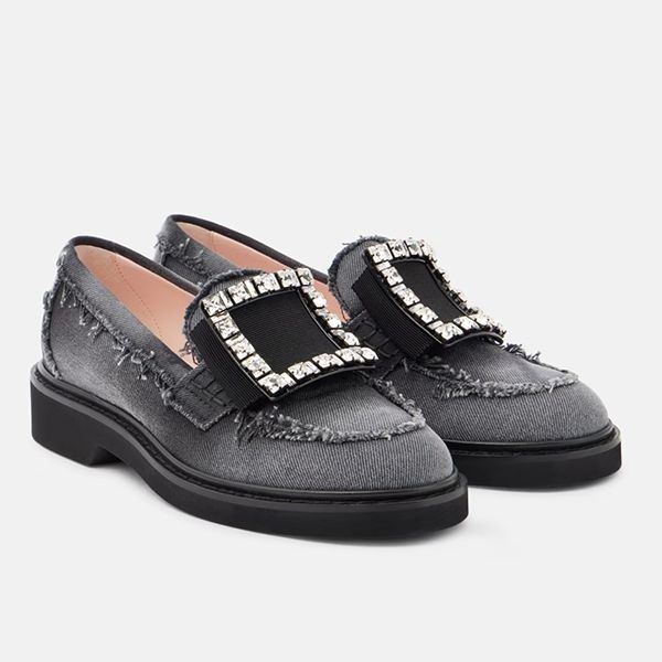 【ロジェヴィヴィエ パチモン】viv rangers loafers in denim ローファー rvw5483
