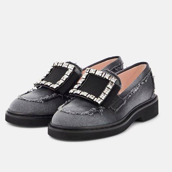 【ロジェヴィヴィエ パチモン】viv rangers loafers in denim ローファー rvw5483