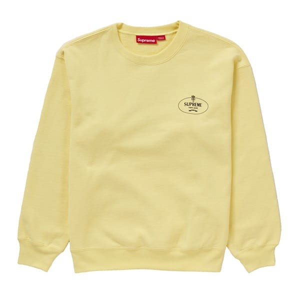 シュプリーム 偽物 Crest クレスト クルーネック スウェットシャツ 6色 spm215444