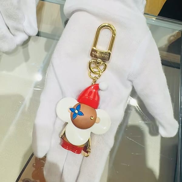ルイヴィトン 偽物 クリスマス限定☆バッグチャーム キーホルダー M02212