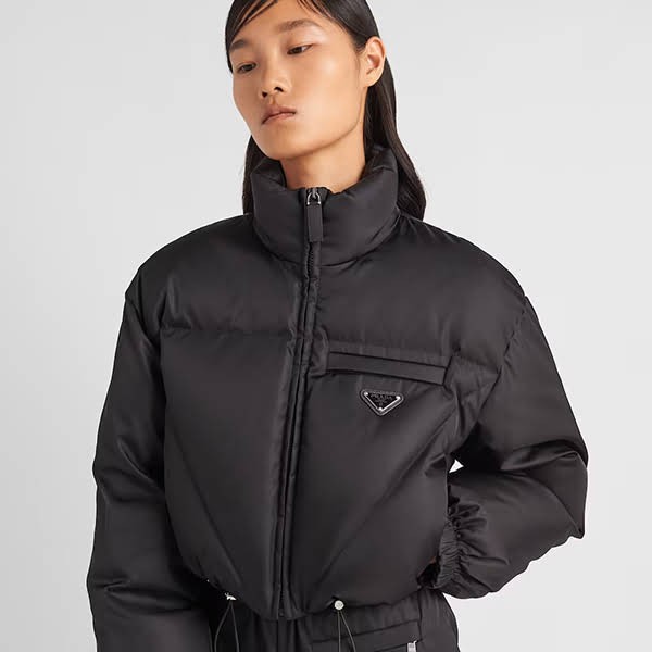 人気No1★プラダ re-nylon gabardine downショートダウンジャケット 291953_1wq8_f0002