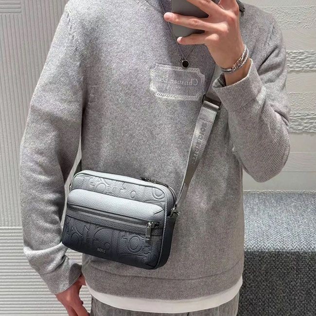 超人気☆ディオール ジップメッセンジャーバッグ 1ESPO340DLG_H869